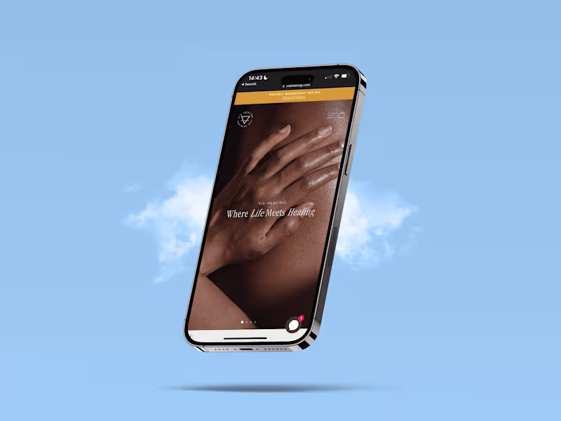 Cover image for Brand Design, Website, Social for VIE HEALING