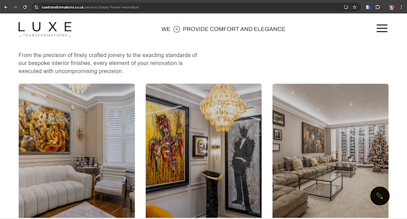 Cover image for Luxe Transformations - Where Comfort Meets Creativity