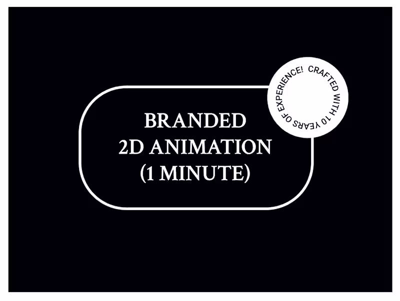 Cover image for Branded 2D Explainer Animation (1 Min.)