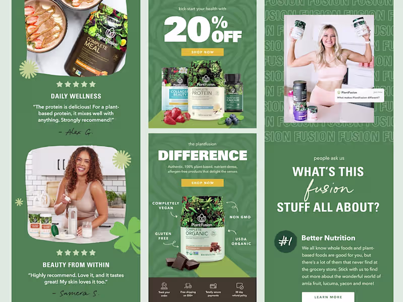 Cover image for Klaviyo Email Design for Supplement