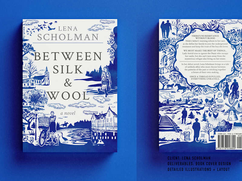 Cover image for Between Silk & Wool Cover Design