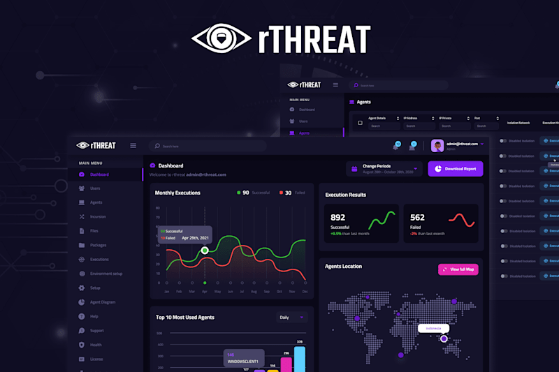 Cover image for Dashboard Design for Virus Protection Overview
