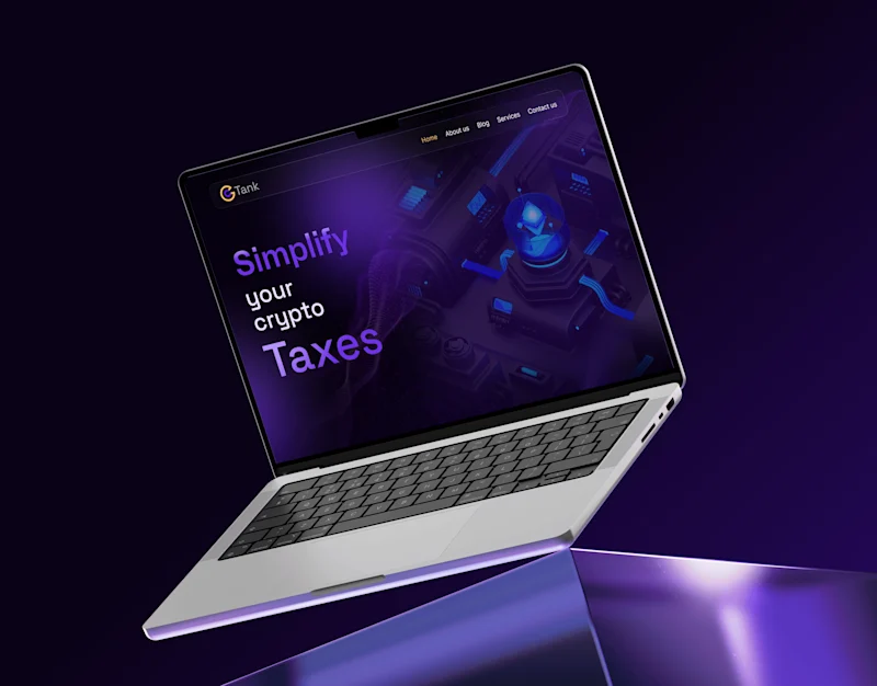 Cover image for CryptTank Website Landing Page
