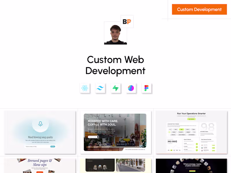 Cover image for Custom Web Development