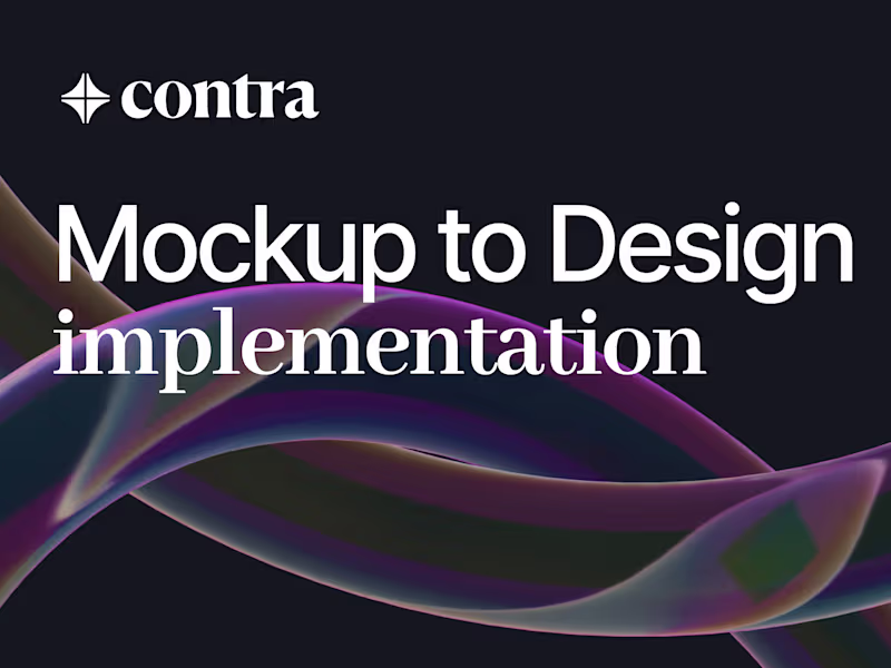 Cover image for Design Mockup to HTML, CSS, React, Next.js, Angular Conversion