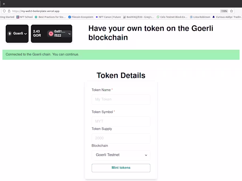 Cover image for ERC20 Token Generator