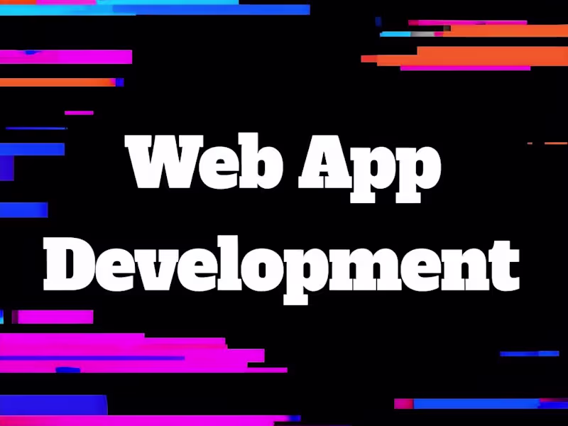 Cover image for Web App Development
