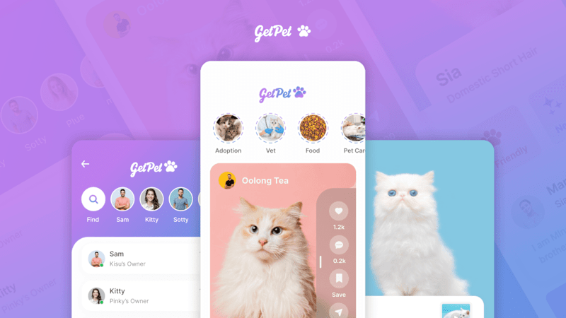 Cover image for GetPet - Pet Adoption App