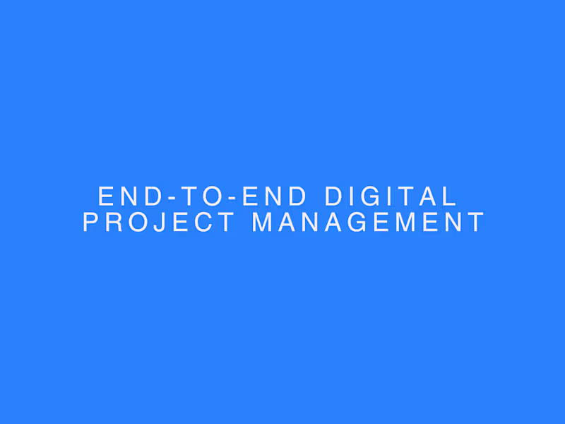Cover image for End-to-End Digital Project Management