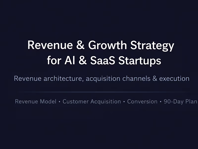 Cover image for Growth and Revenue Strategy