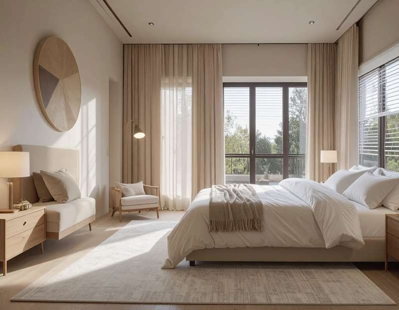 Cover image for High-quality modern bedroom design and 3D rendering