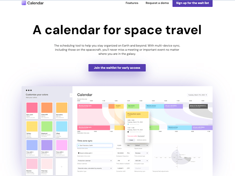 Cover image for Calendar App Website