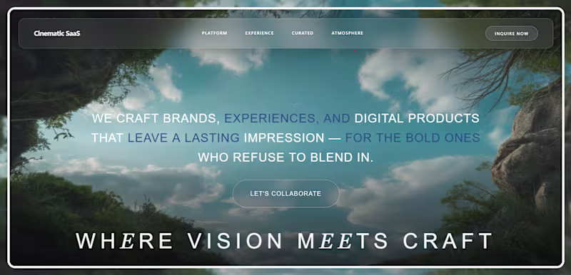 Cover image for I built a cinematic SaaS