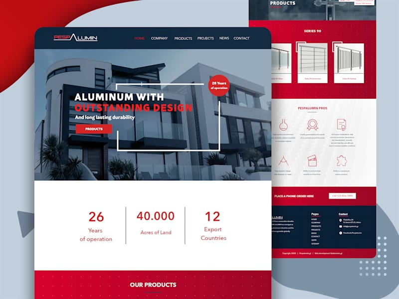 Cover image for Web Design And Web development of Pespalumin