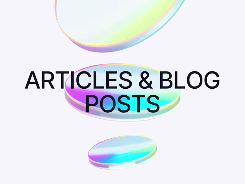 Cover image for Compelling and engaging articles and blog posts 