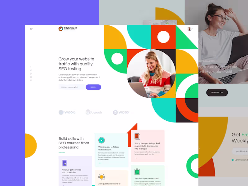 Cover image for FindSight — SEO & Digital Marketing UI Kit