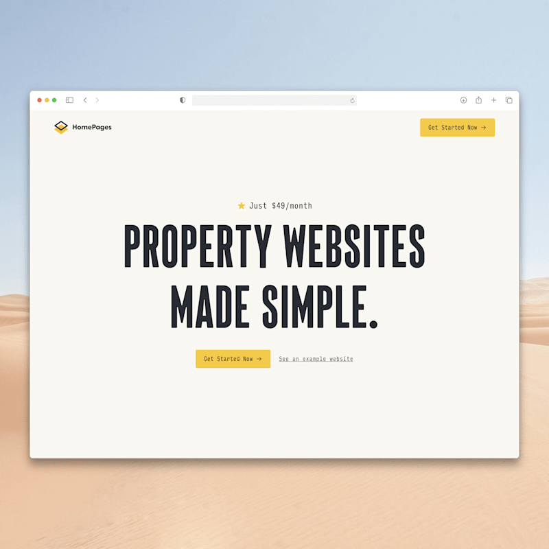 Cover image for Homepages