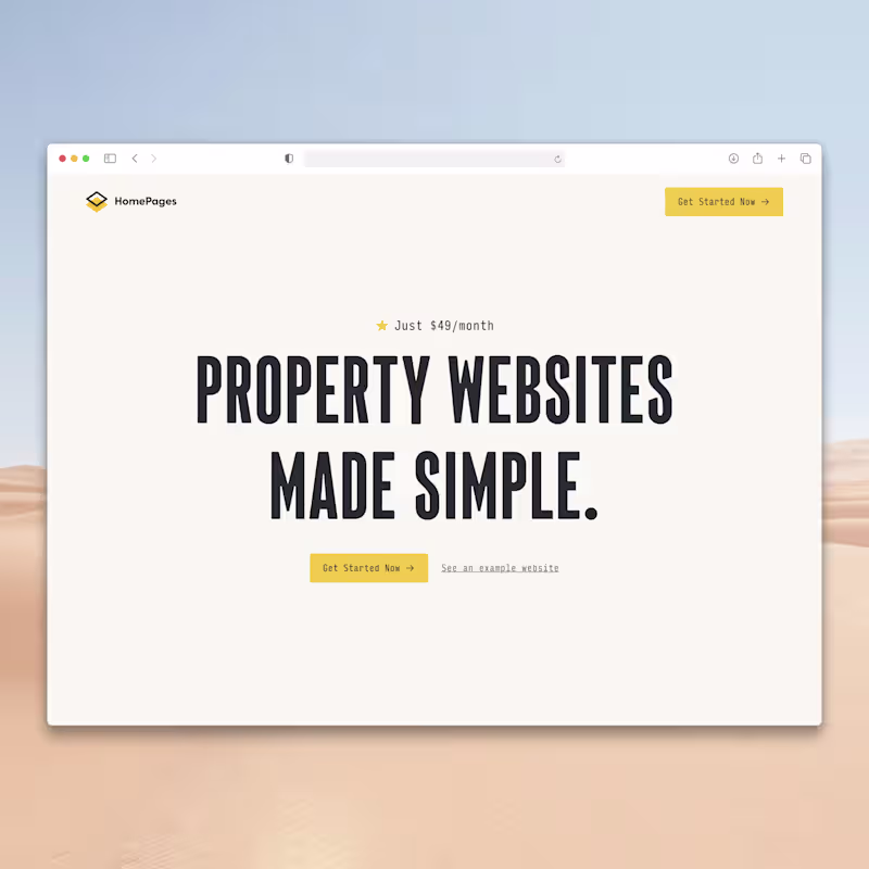 Cover image for Homepages