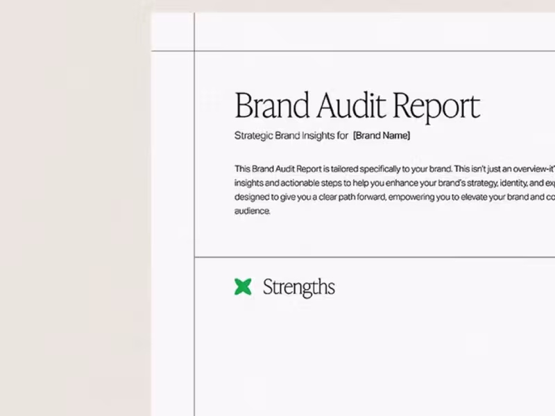 Cover image for Brand Audit & Direction Sprint