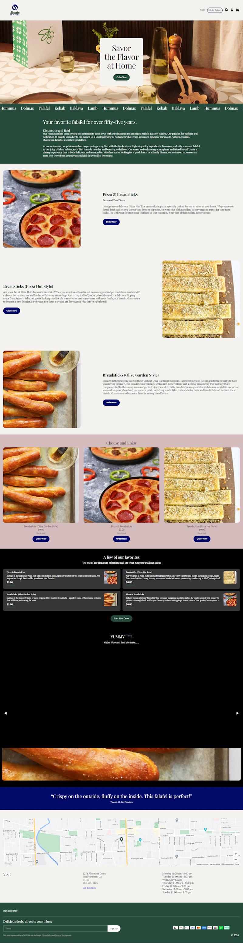 Cover image for Square Restaurant Website