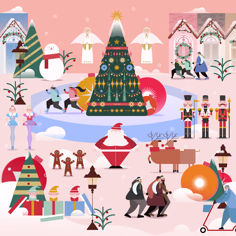 Cover image for Christmas Illustrations for Sunday Studio