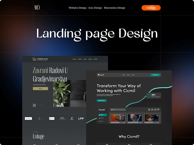 Cover image for ✨ Langing page Design