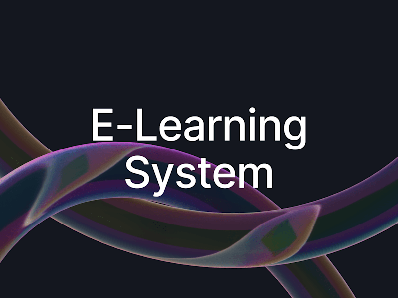 Cover image for E-Learning-System