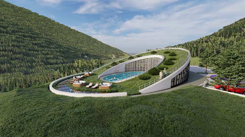 Cover image for Mountain Spa Competition, Switzerland
