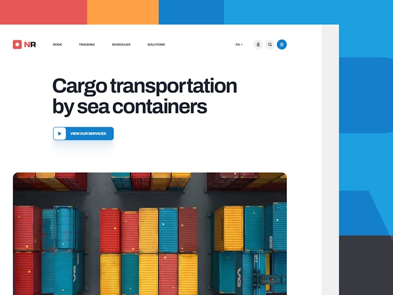 Cover image for NR CARGO / Web site