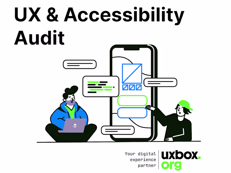Cover image for UX & Accessibility Audit
