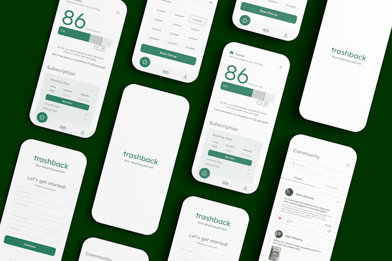 Cover image for Trashback Waste Segregation App Design
