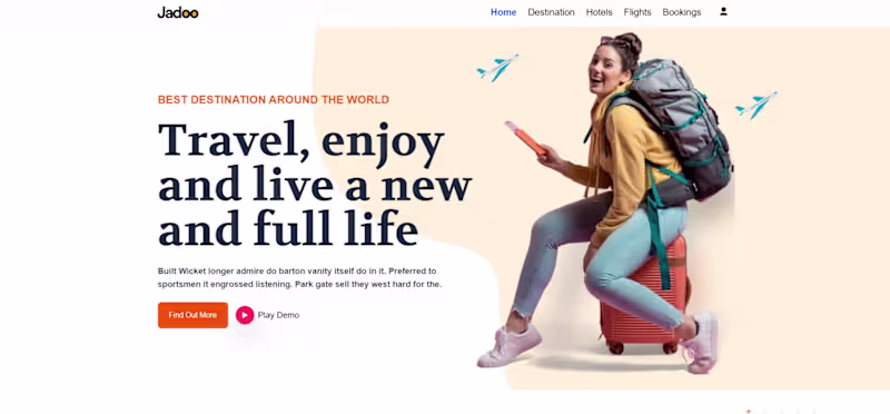 Cover image for • Landing Page Design & Development 