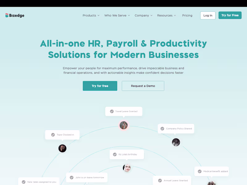 Cover image for Bizedge
