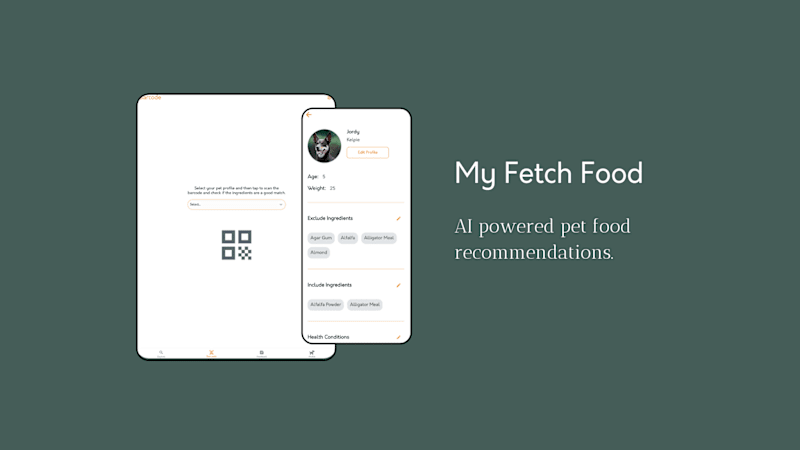 Cover image for My Fetch Food: AI Pet Food Search