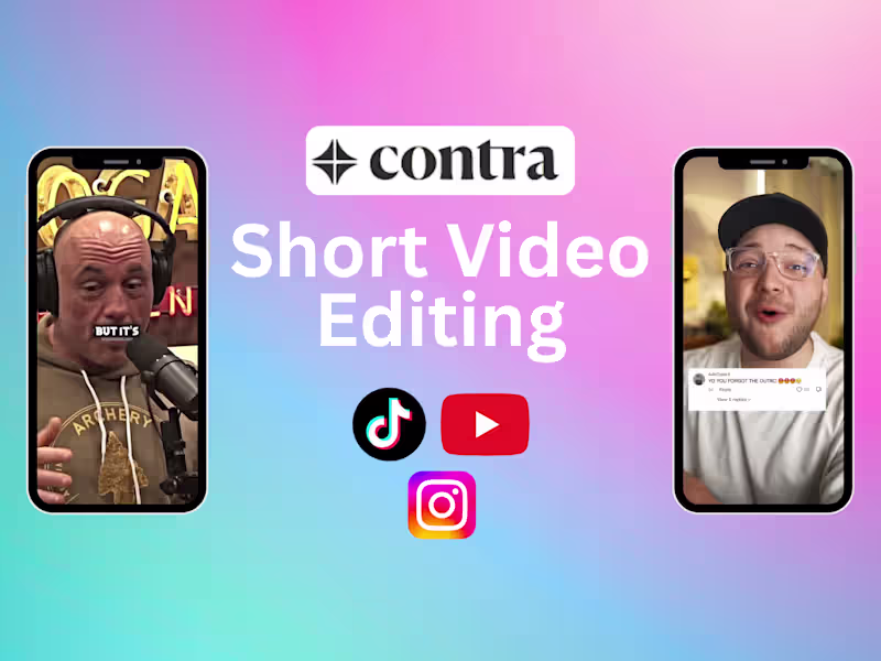 Cover image for Pack of two Short 9:16 Video Editing. Same-day delivery service!