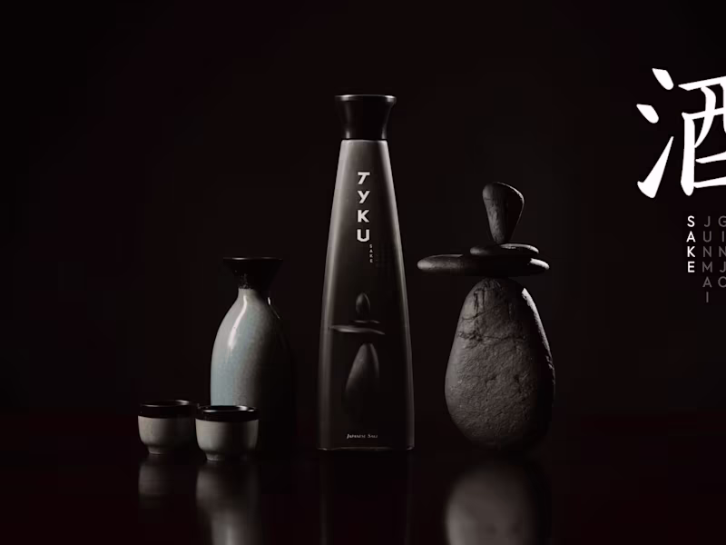 Cover image for TYKU Junmai Ginjo Sake