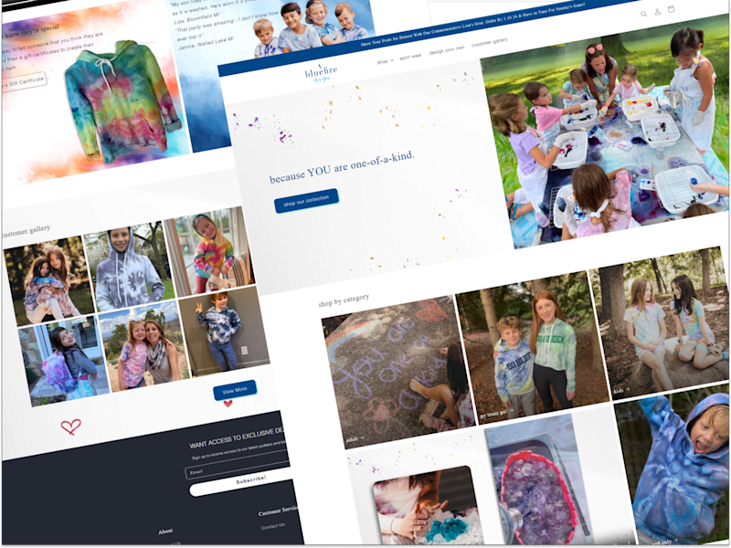 Cover image for Shopify website redesign for Bluefire-design