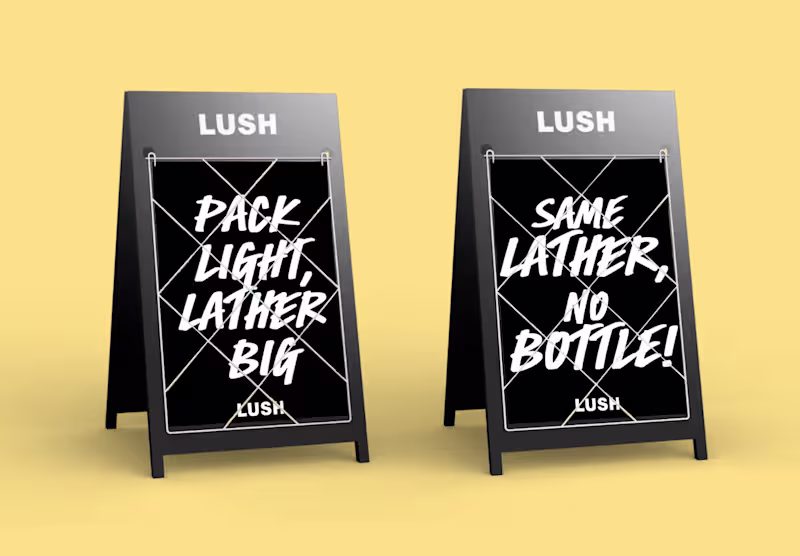 Cover image for Lush - Naked Shower Gels: A Solid Idea