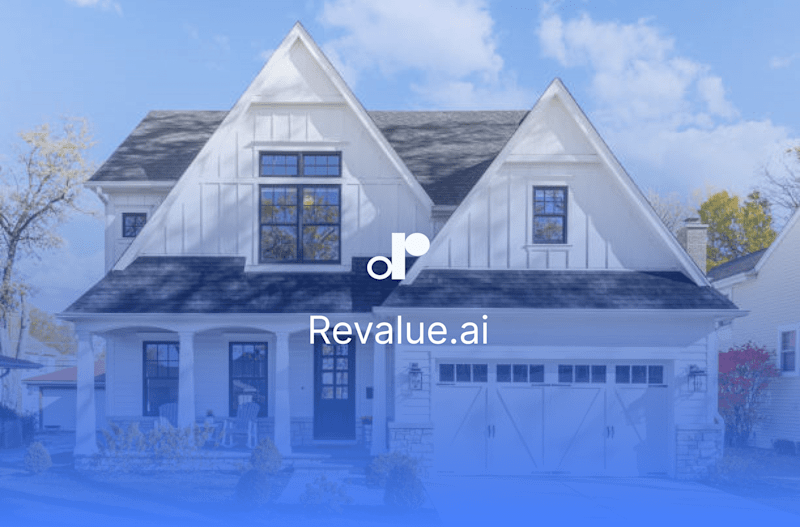 Cover image for Revalue AI Real estate mobile app.