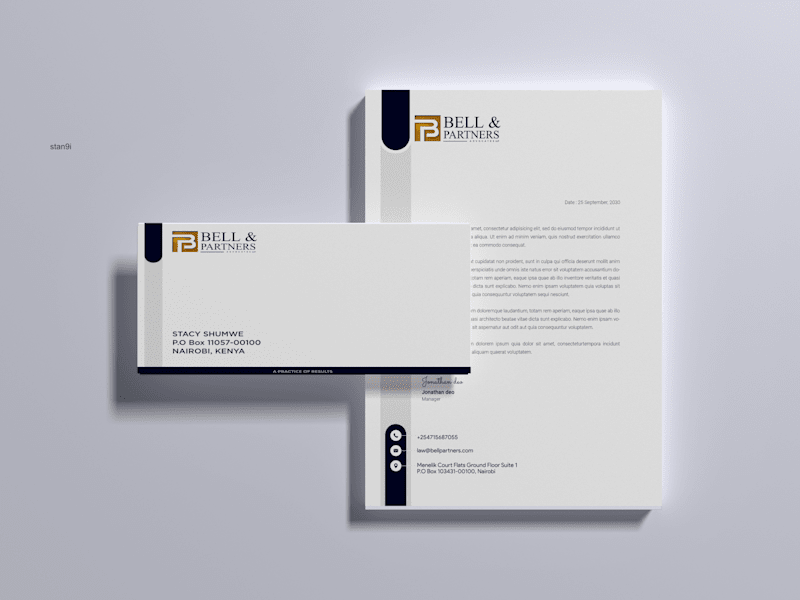 Cover image for Brand Identity Design: Bell and Partners Law Firm