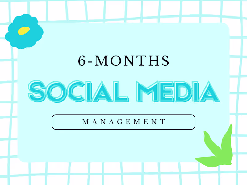 Cover image for Social Media Management (6 Months)
