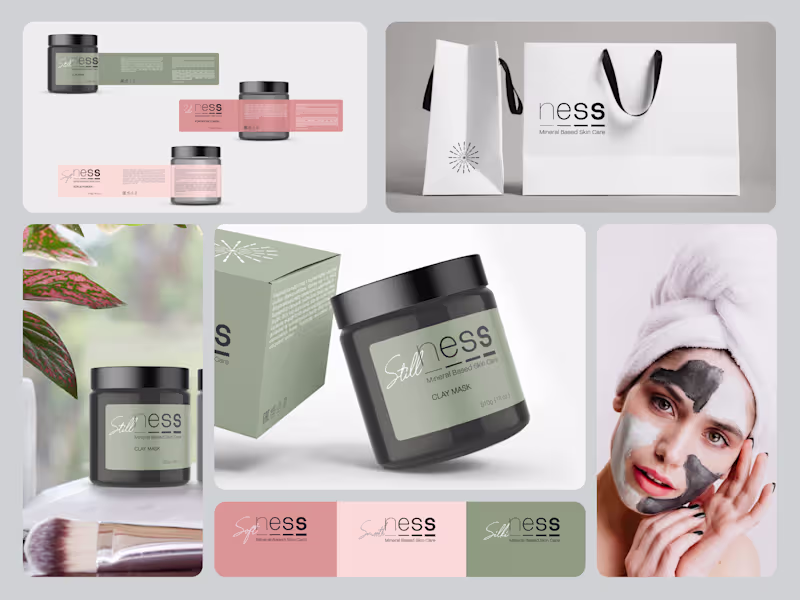 Cover image for Brand Visual Identity for Ness, mineral based skin care