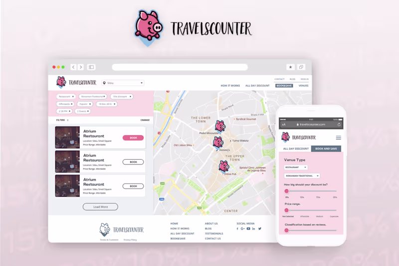 Cover image for Travelscounter - Restaurant Discounter