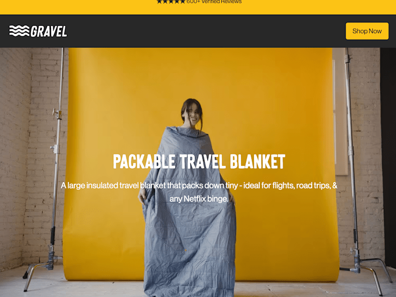 Cover image for Layover Travel Blanket