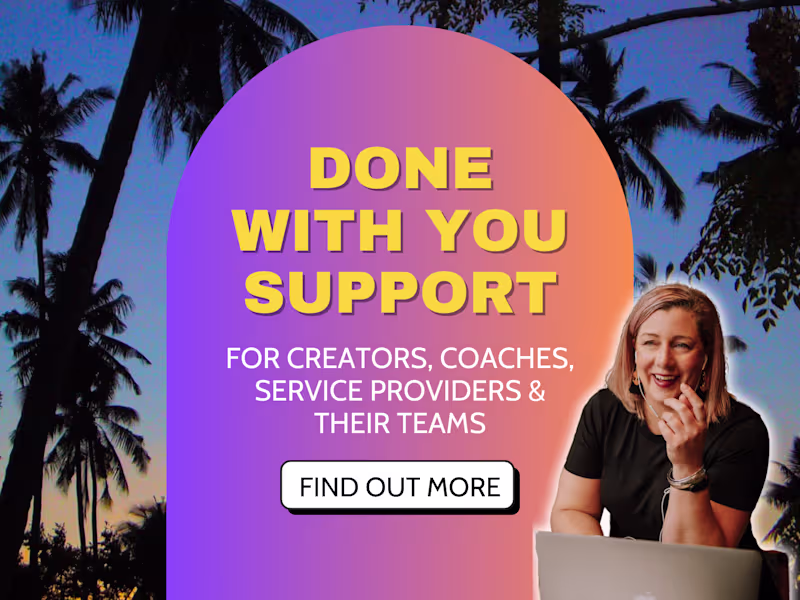 Cover image for Bespoke support to build, launch & scale without the overwhelm