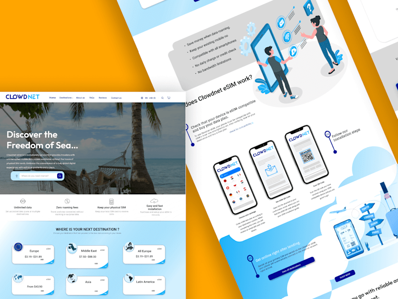 Cover image for HOMEPAGE UI DESIGN OF A WEBSITE