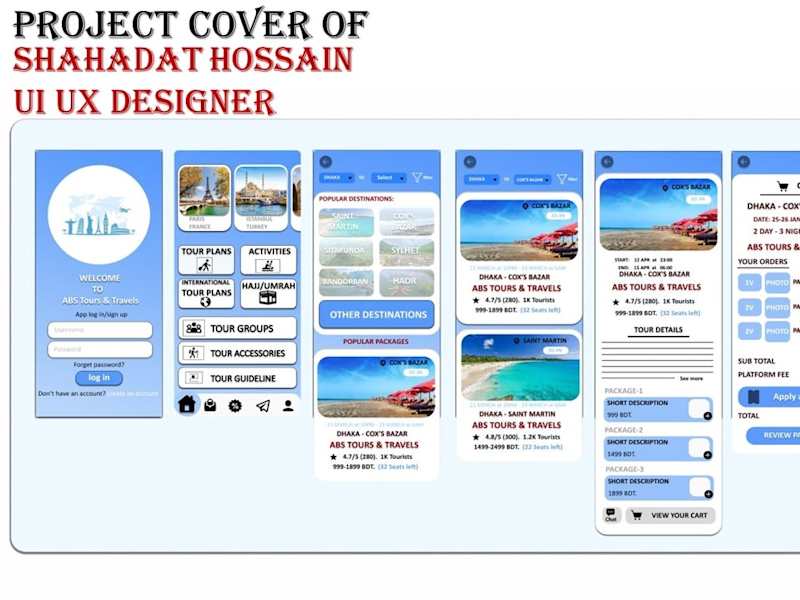 Cover image for Travel app design 