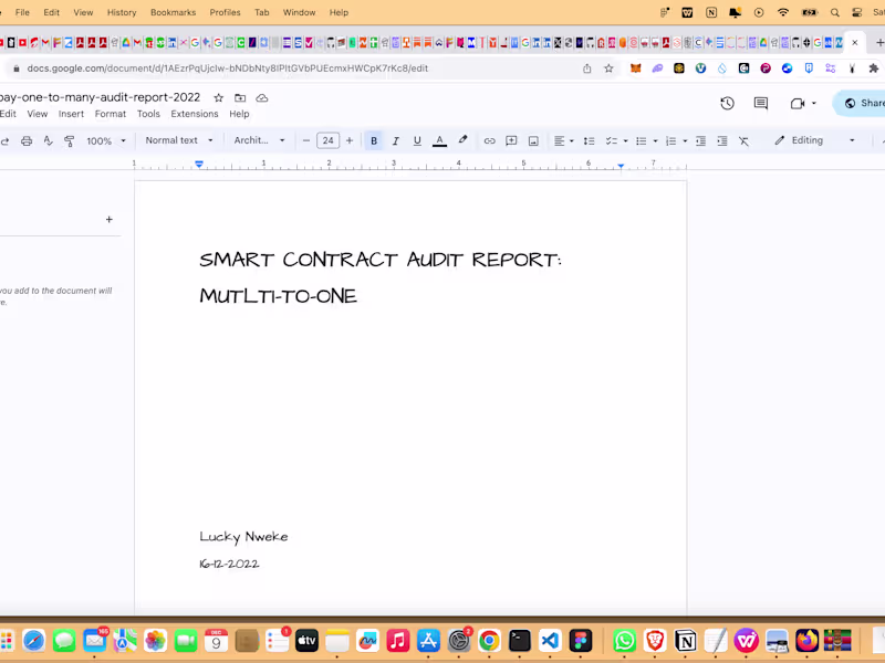 Cover image for Auditing Smart Contracts