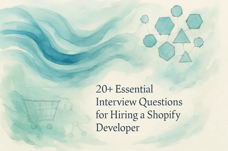 Cover image for 20+ Essential Interview Questions for Hiring a Shopify Developer