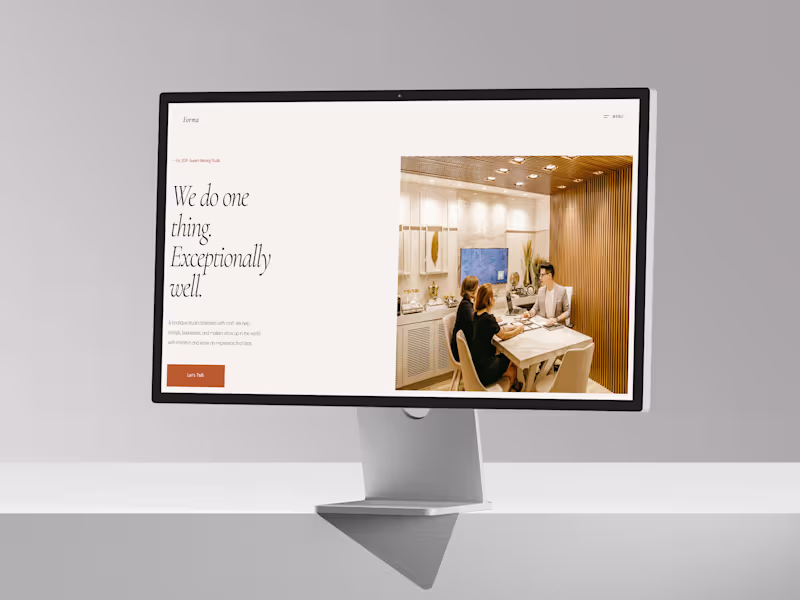 Cover image for Forma is a focused, high